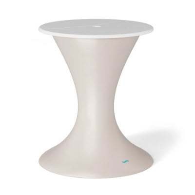 Ledge Lounger Autograph Umbrella Stand Ice Bin - White Lid, Cloud Base